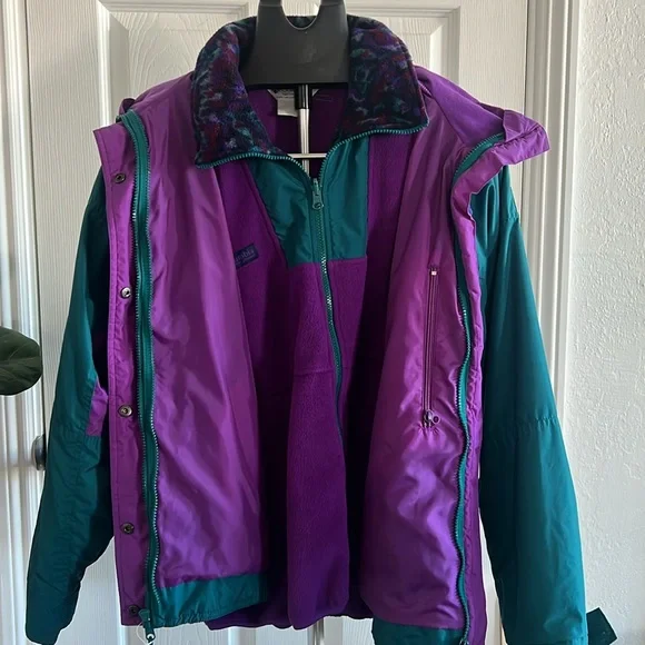 Columbia Sportswear 2 in one Multi color jacket size L - Picture 8 of 17